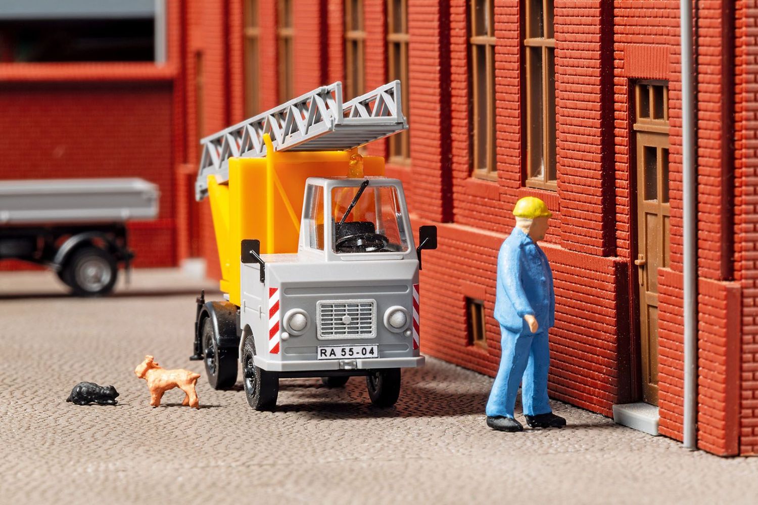 Auhagen 41689 Multicar M22 Drehleiter Bauhof 1:87 Spur H0 Bausatz