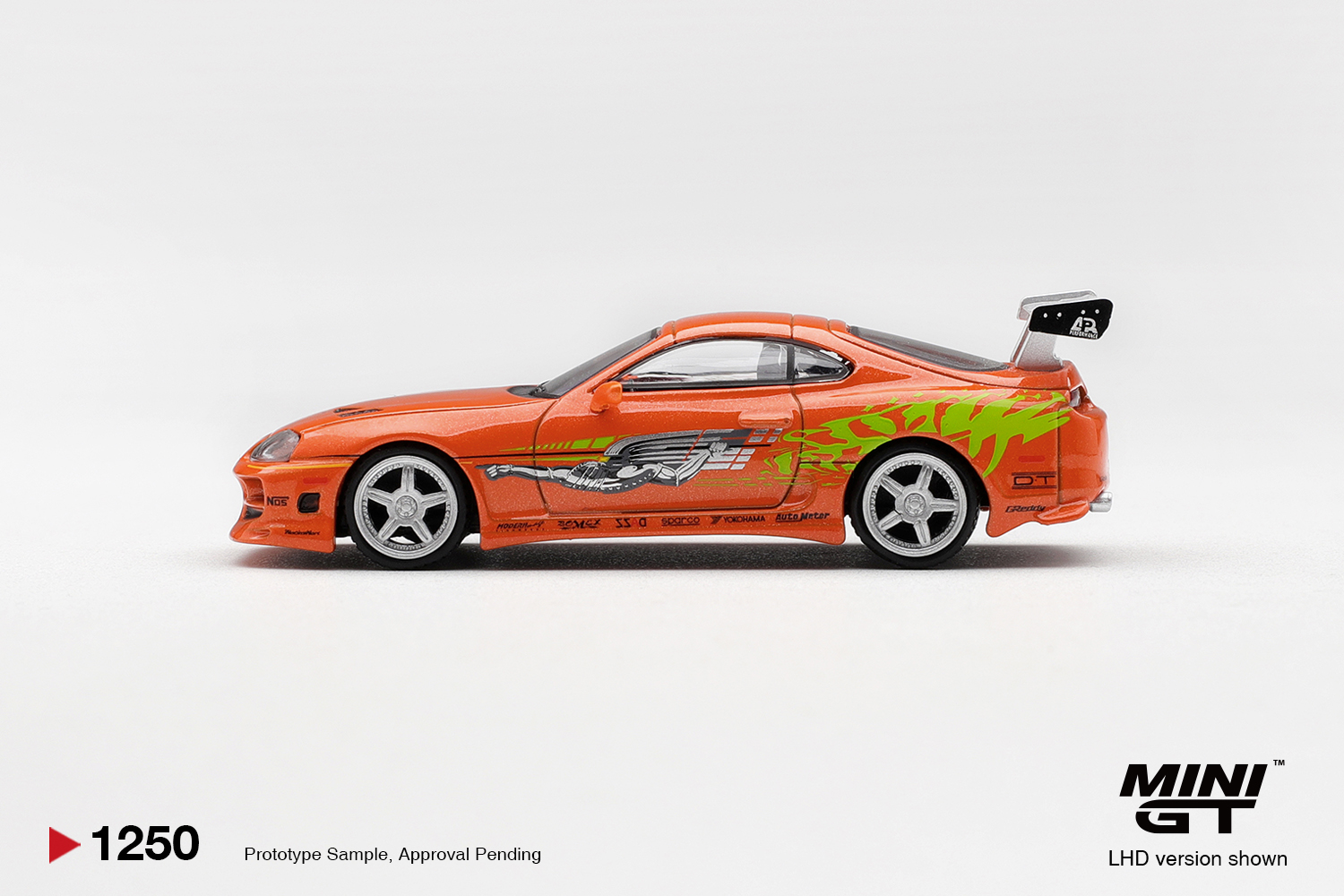Mini GT 1250 1:64 TOYOTA SUPRA MK4 (A80) ROMEX BRIAN O'CONNER