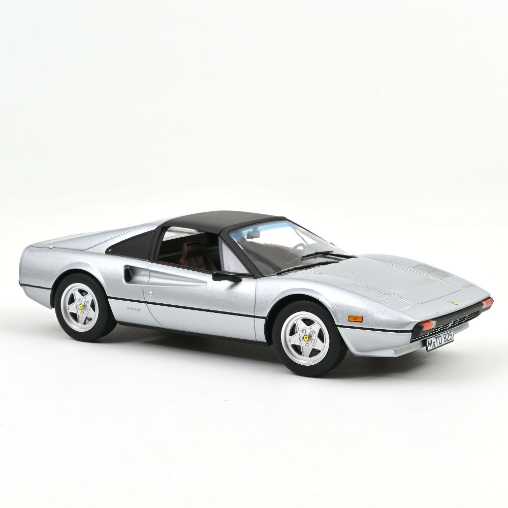 Norev 187934 Ferrari 308 GTS 1982 Silber 1:18 Standmodell NEU OVP