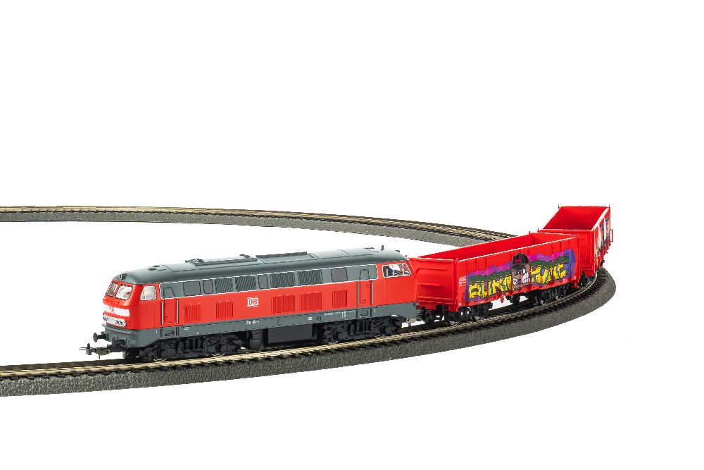 Piko 57032 Start-Set kids Güterzug BR 218 DB AG 1:87 Spur H0 DC