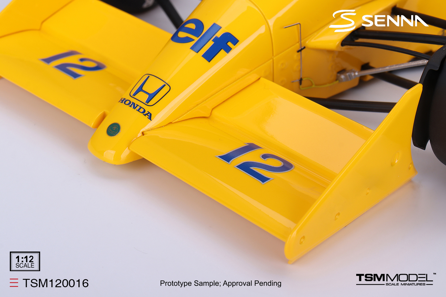 TSM TSM120016 1:12 LOTUS 99T #12 AYRTON SENNA MONACO GP WINNER 1987