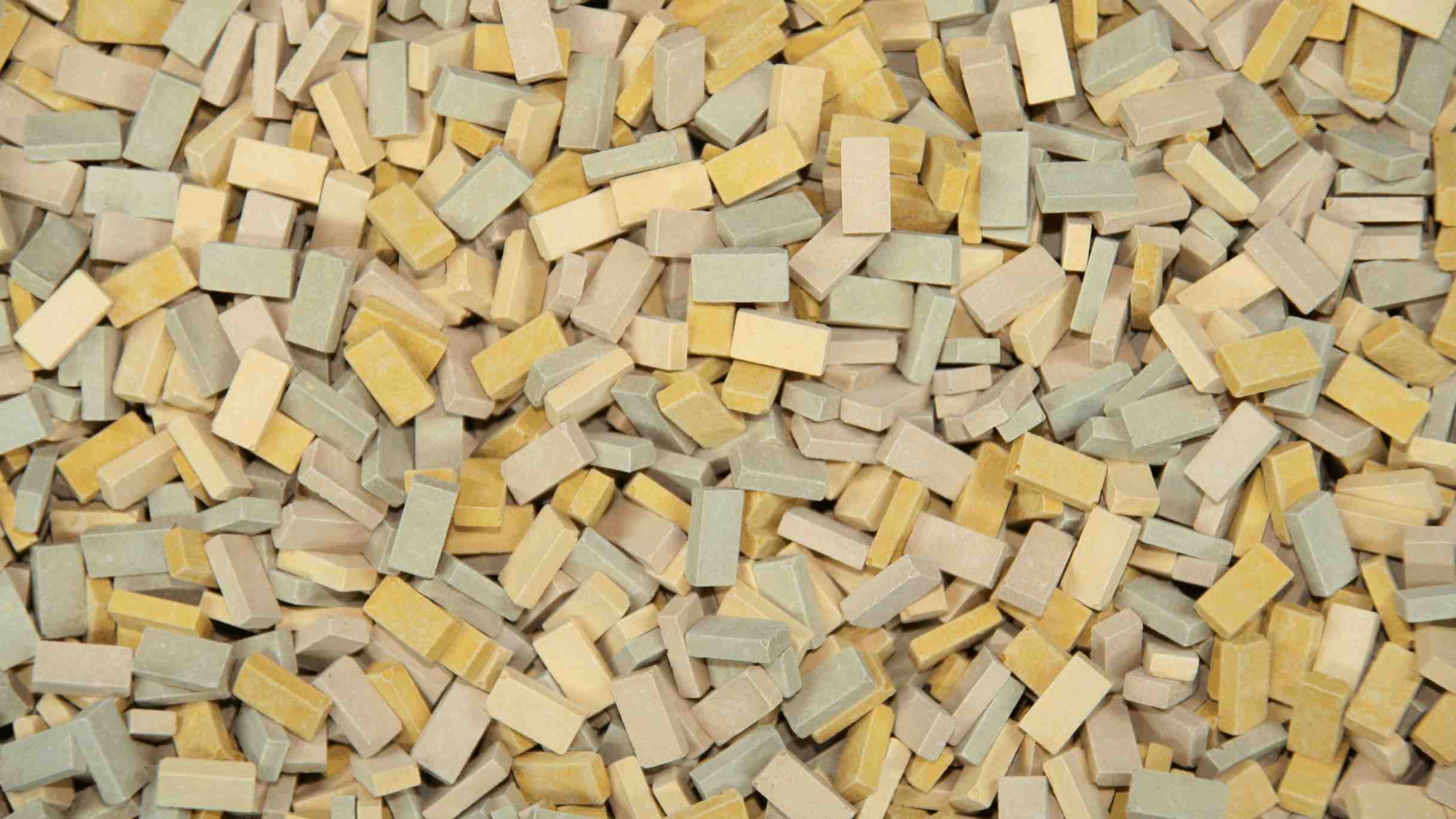 Juweela 28054 Ziegel (NF) beige Mix, 12000x (Miniatur)