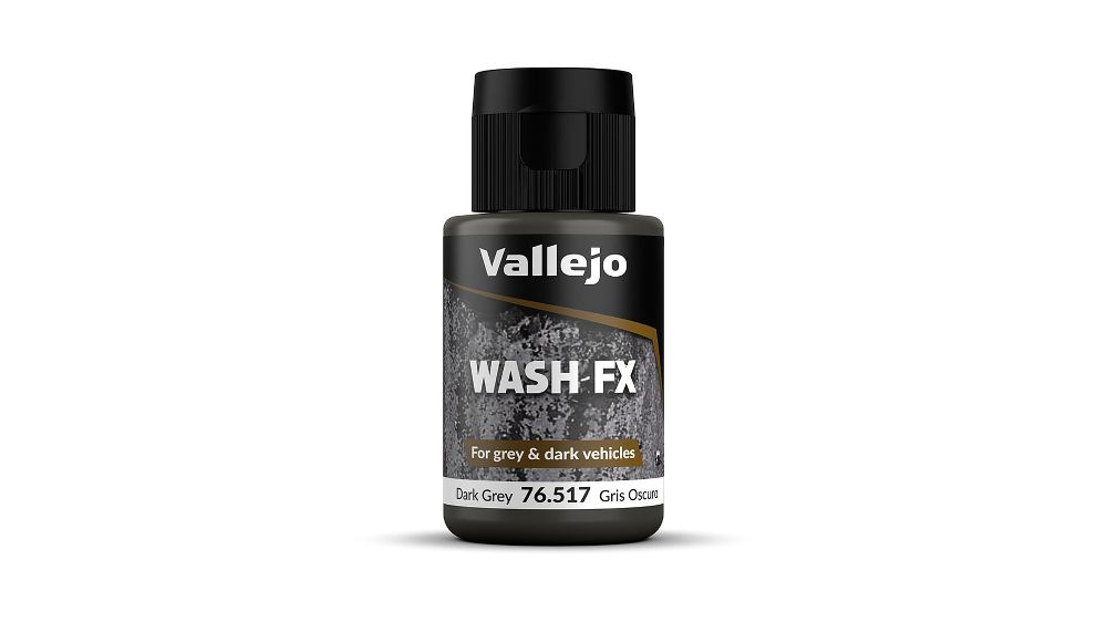 Vallejo 76517 Wash-Color, Dunkelgrau, 35 ml NEU