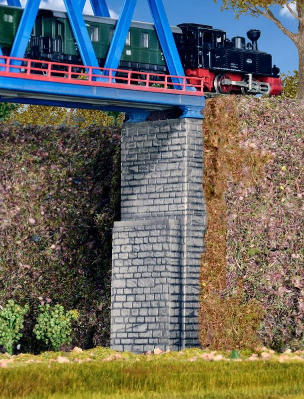Kibri 37672 N/Z Viadukt-Brückenköpfe, 2 Stück
