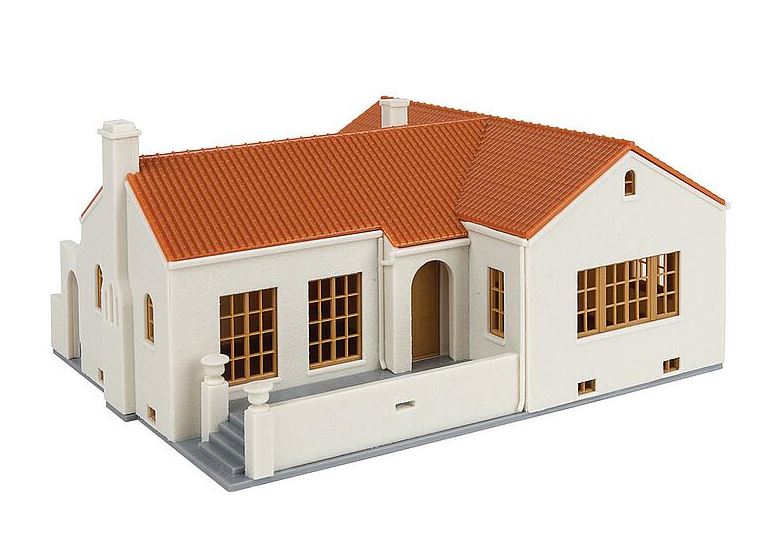 Walthers 933-3785 Bungalow im Missions-Stil 1:87 Spur H0 Bausatz Neu OVP