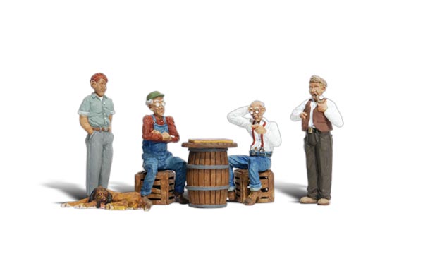 Woodland Scenics A2727 Dame Spieler 1:45 Spur 0 Neu OVP Figuren