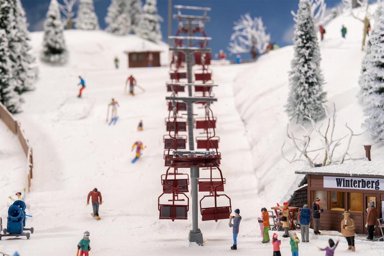 Faller 134004 Sessellift 1:87 Spur H0 Bausatz NEU OVP Winter