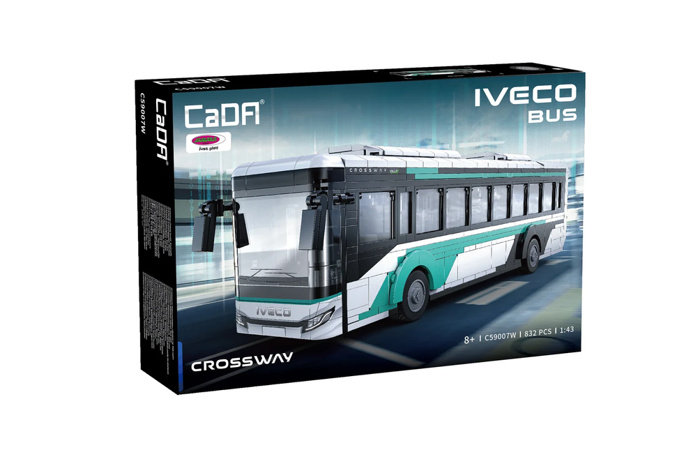 CaDA C59007W Iveco Crossway Bus 1:43 Bricks