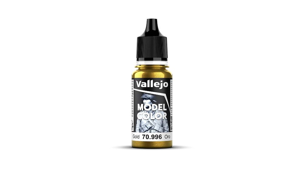 Vallejo 70996 Gold, Metallic, 18 ml Model Color NEU