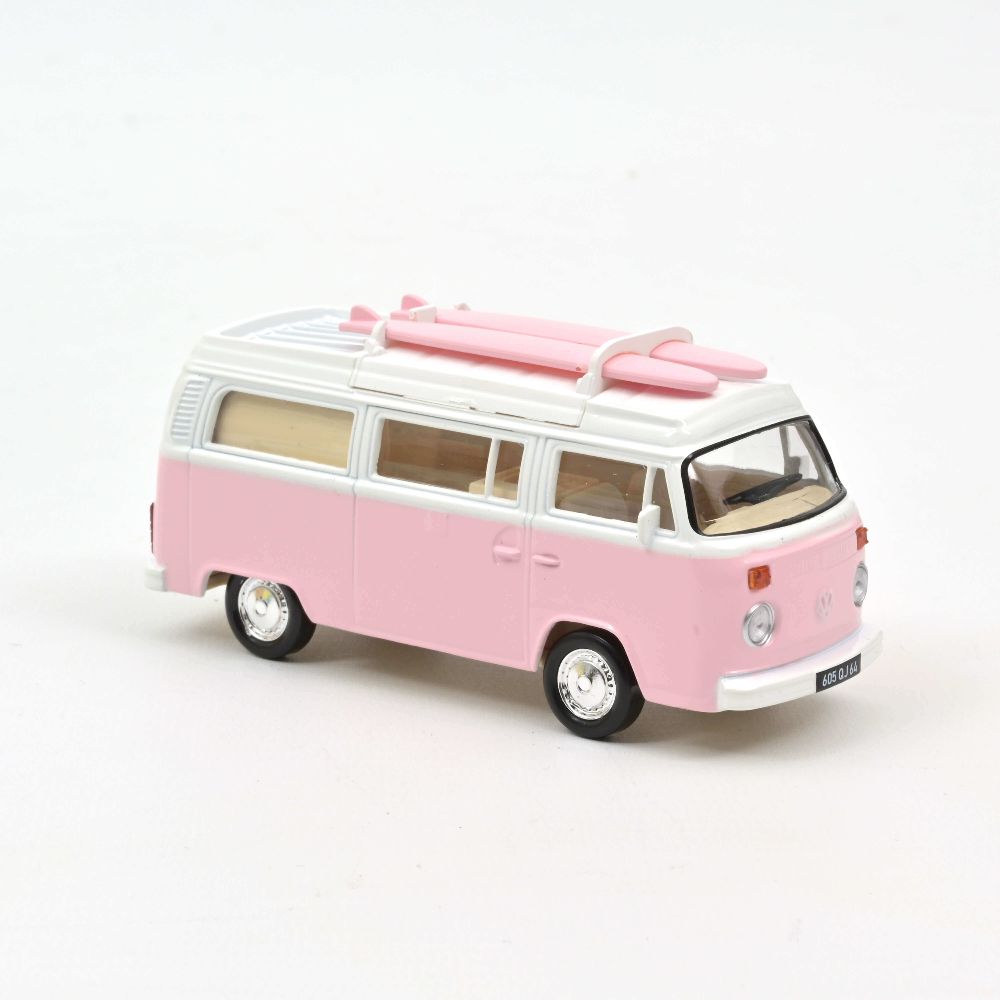 Norev 841102 VW Combi T2b Camper Van 1973 Rosa Jet-car 1:43