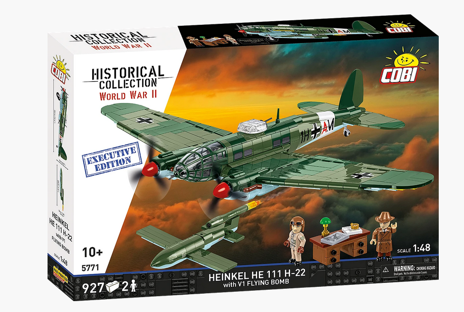 Cobi 5771 Heinkel HE 111 H-22 with V1 Flying Bomb 1:48 Bausatz