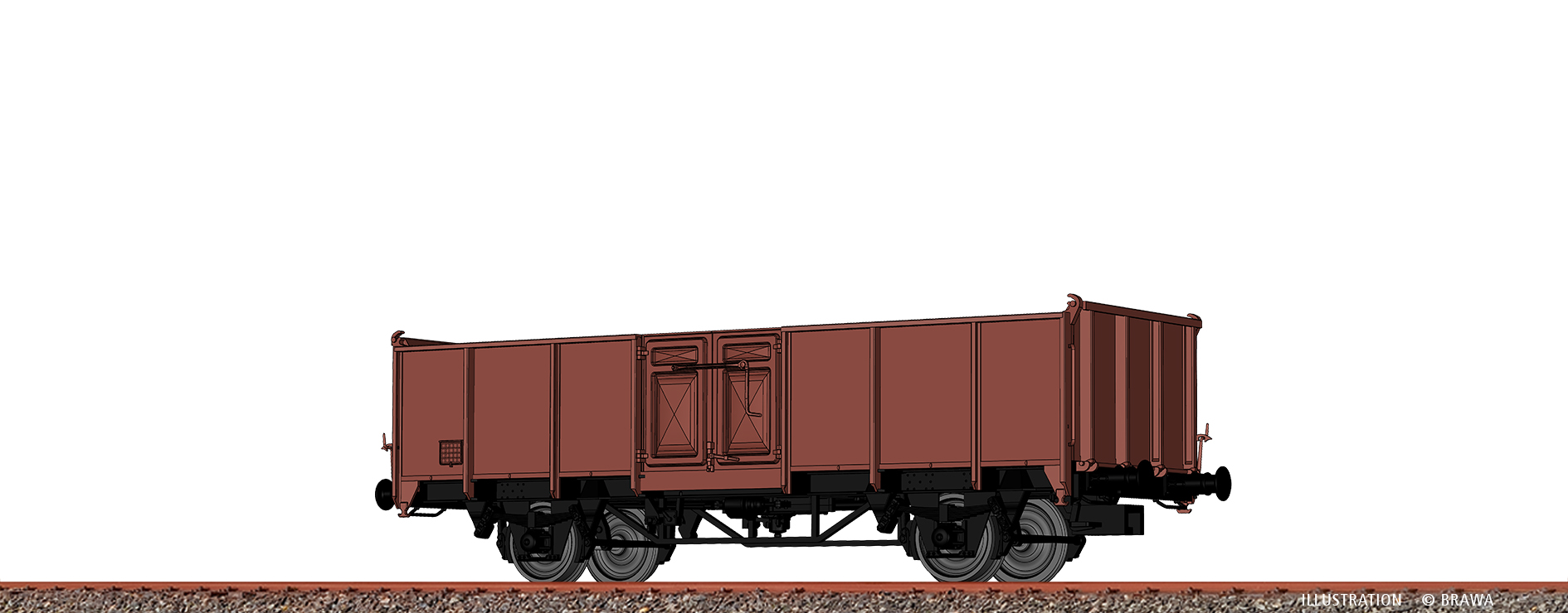 Brawa 50072 H0 GÜW E SNCB IV