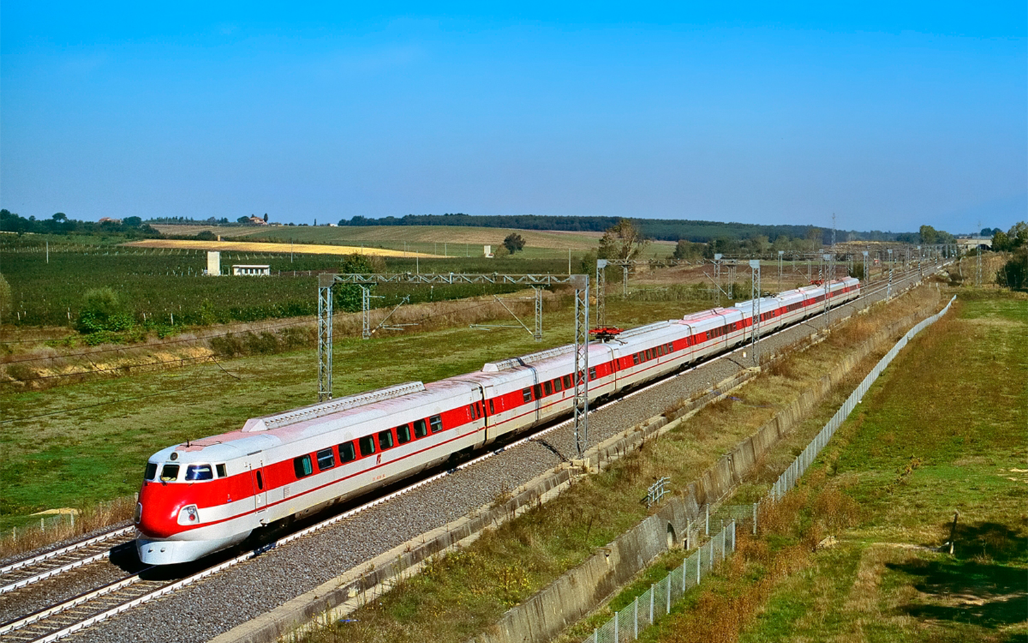 Rivarossi HR9015 FS, 4-tlg. Grundset des Hochgeschwindigkeitszug ETR 450, 1./