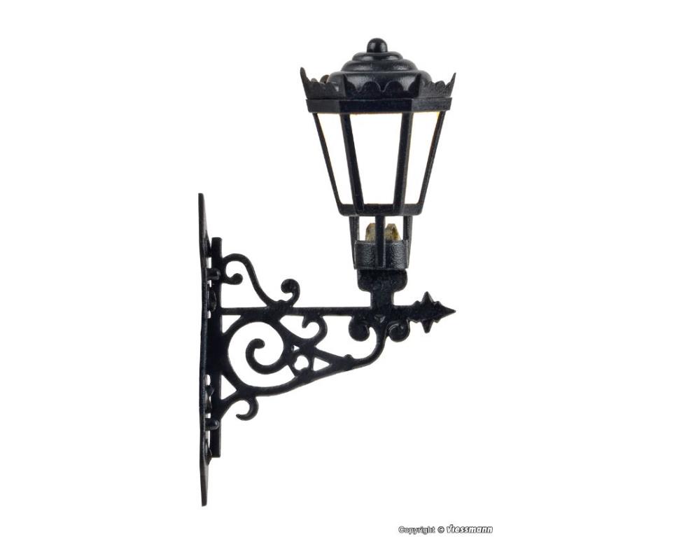 Viessmann 6074 H0 Wandlaterne, LED warmweiß