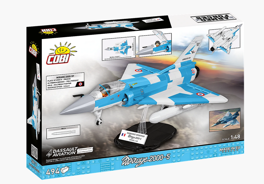 Cobi 5917 Mirage 2000-5 1:48 Modellbausatz NEU OVP Bricks