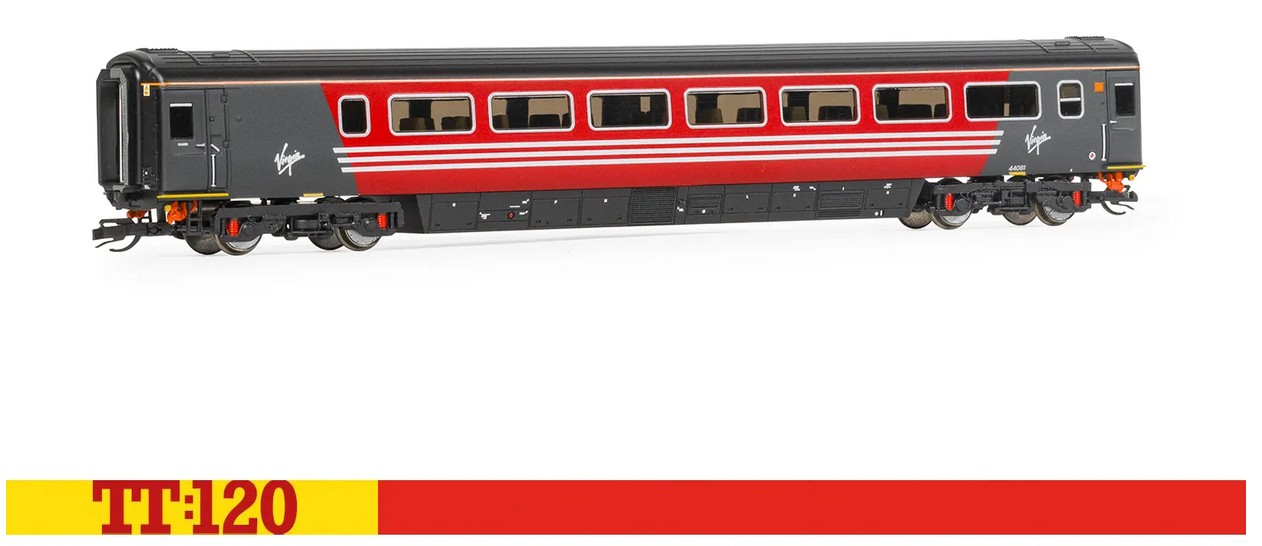 Hornby TT4048 Virgin HST Mk3 Trailer Guard Standard Coach Spur TT