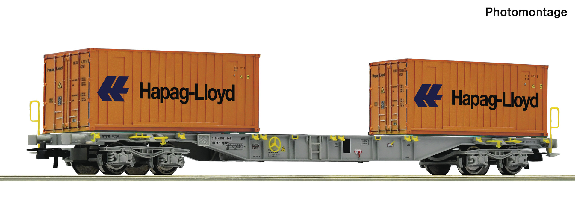Roco 6600304 Containertragwagen