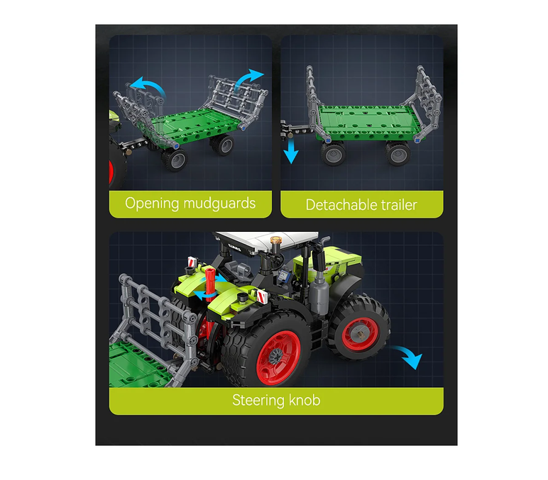 CaDA C65015W Claas Arion 660 1:24 Bausatz NEU OVP Bricks