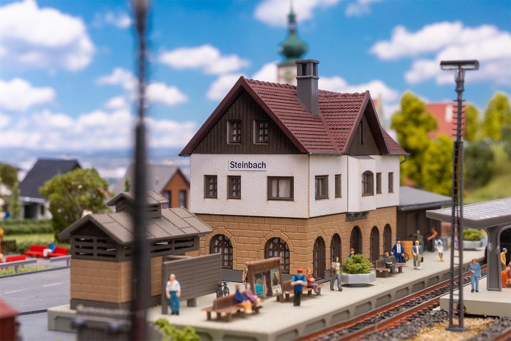 Faller 212129 Bahnhof Steinbach 1:160 Spur N Bausatz NEU OVP