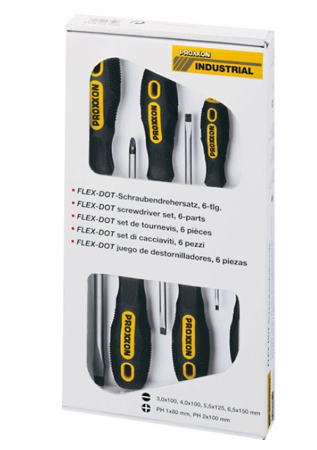 Proxxon 22604 FLEX-DOT-Schraubendrehersätze, 6-teilig - Neu - OVP