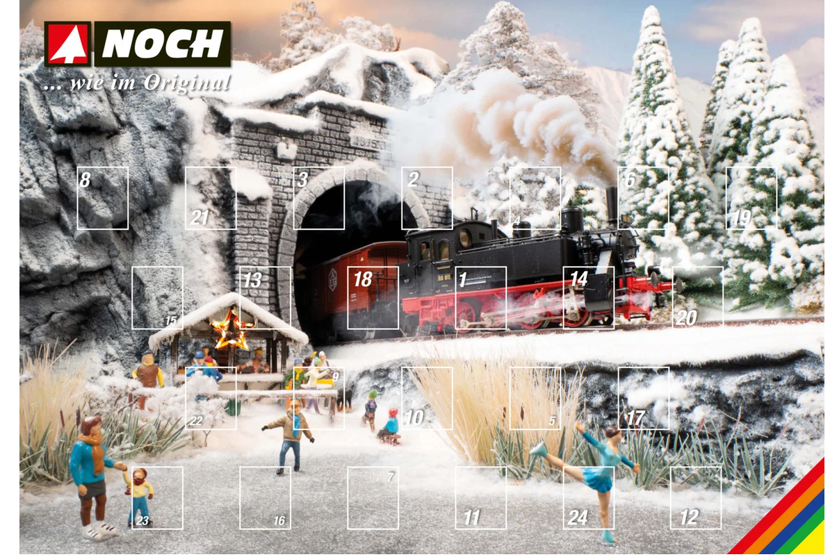 Noch 36999 Adventskalender 24 Figuren 1:160 Spur N NEU OVP