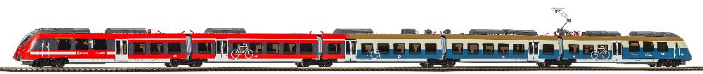 Piko 47248 Triebwg. Talent 2 S-Bahn Rostock 5tlg. Jubi VI Spur TT