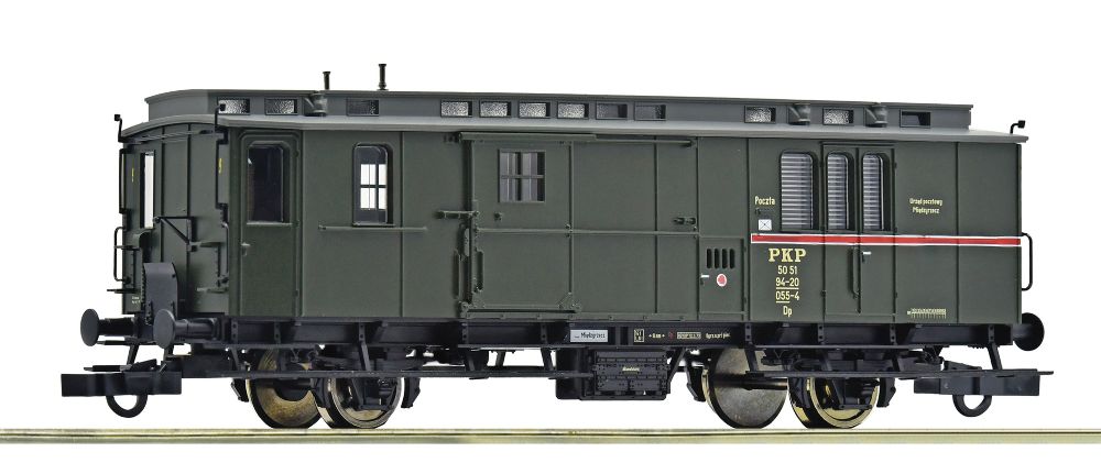 Roco 6200196 2-achsiger Post-/Gepäckwgn Gattung Dp PKP Spur H0