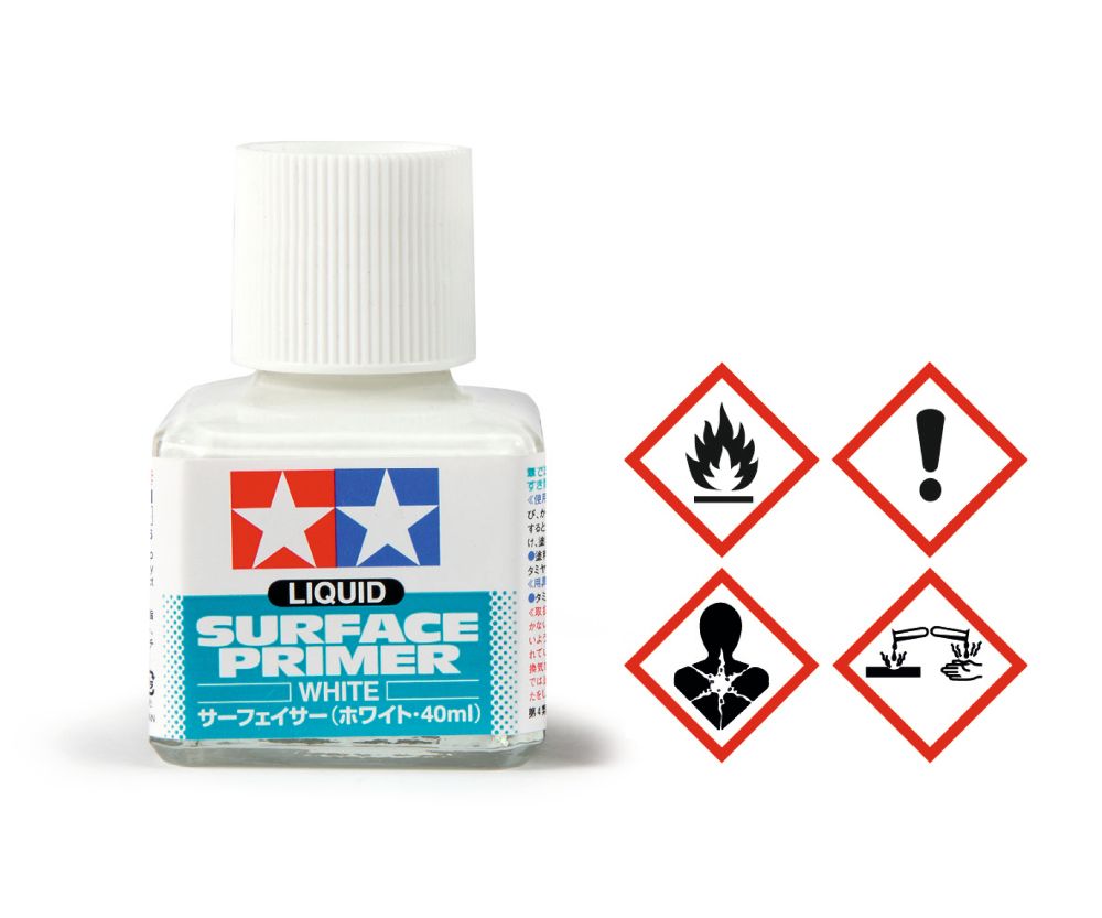Tamiya 87096 Grundierung flüssig weiss 40 ml NEU
