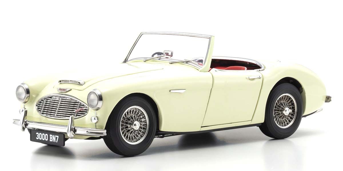 Kyosho 08149EW Austin Healey 3000 English White 1:18 Standmodell Neu