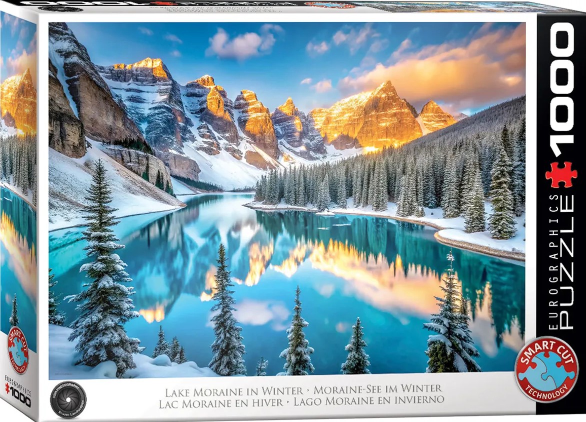EUROGRAPHICS 6000-6101 Moraine See im Winter 1000 Teile Puzzle NEU OVP