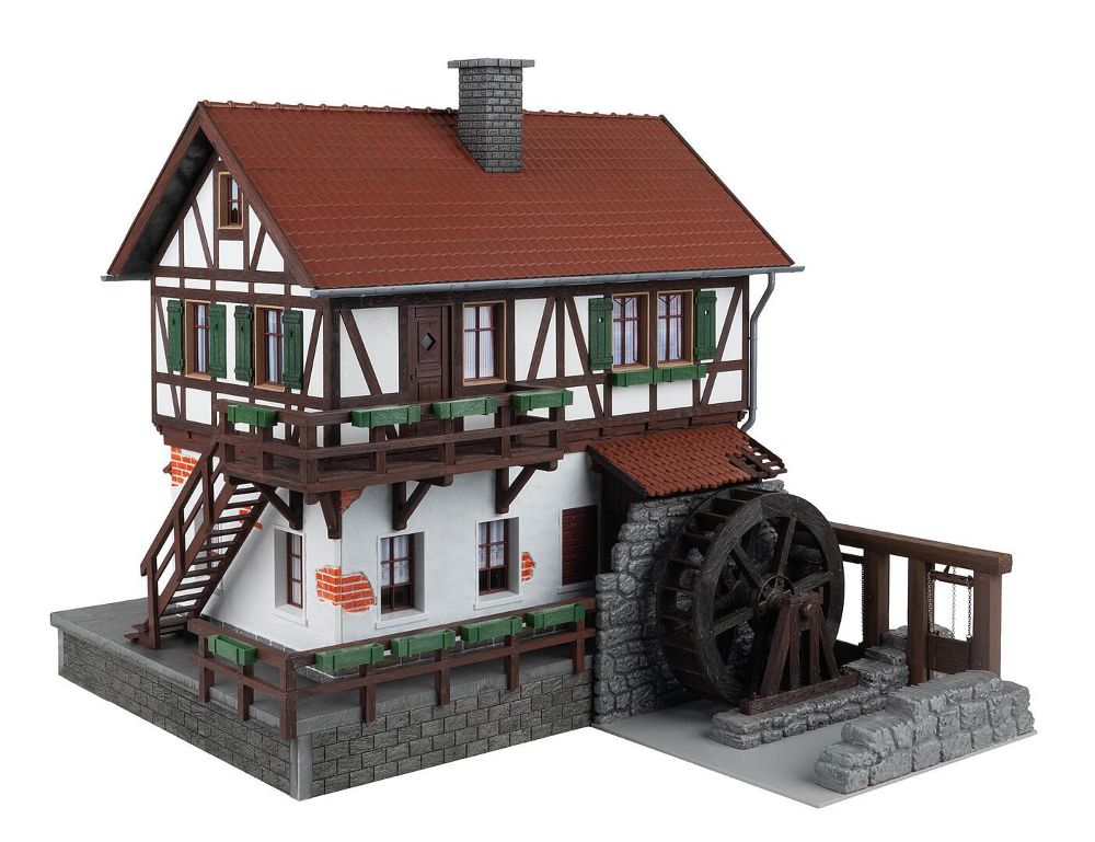 Pola 331115 Wassermühle mit Fachwerk 1:22,5 Spur G Bausatz Neu