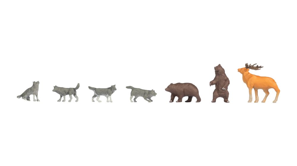 Noch 15746 Bären und Wölfe 1:87 Spur H0 NEU OVP Tiere Figuren