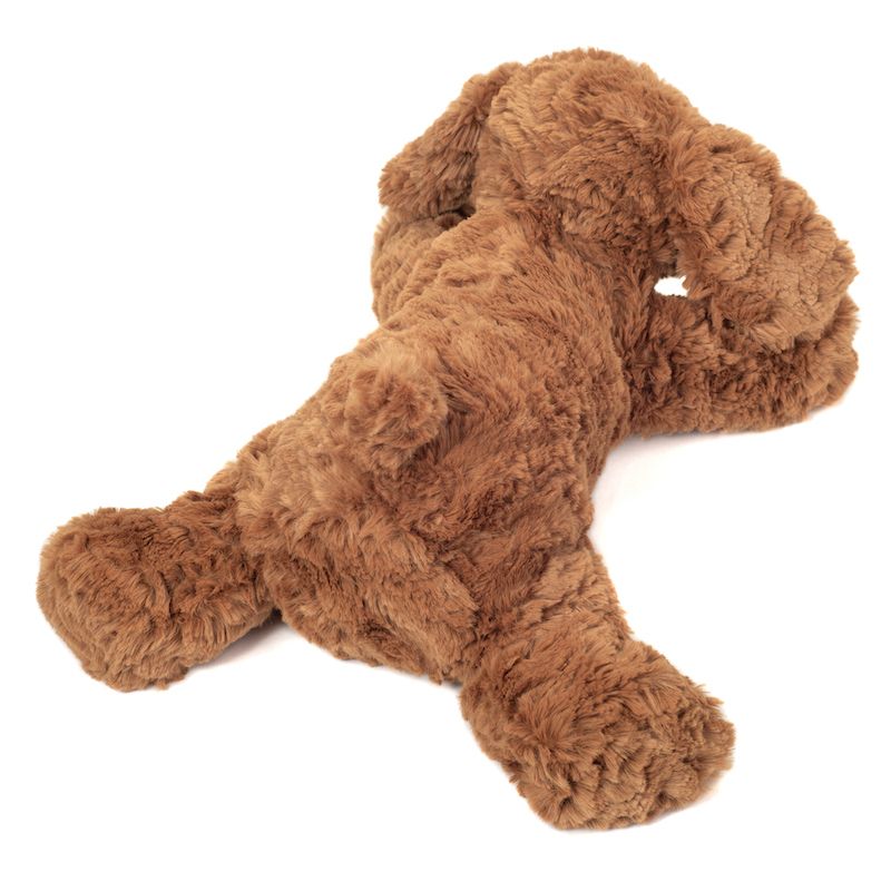 Teddy Hermann 919742 Schlenkerhund braun 28 cm Stoff/Plüsch/Kuscheltier