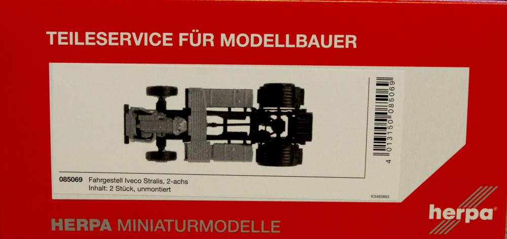 Herpa 085069 Teileservice Fahrgestell Iveco Stralis 1:87 H0 Neu OVP