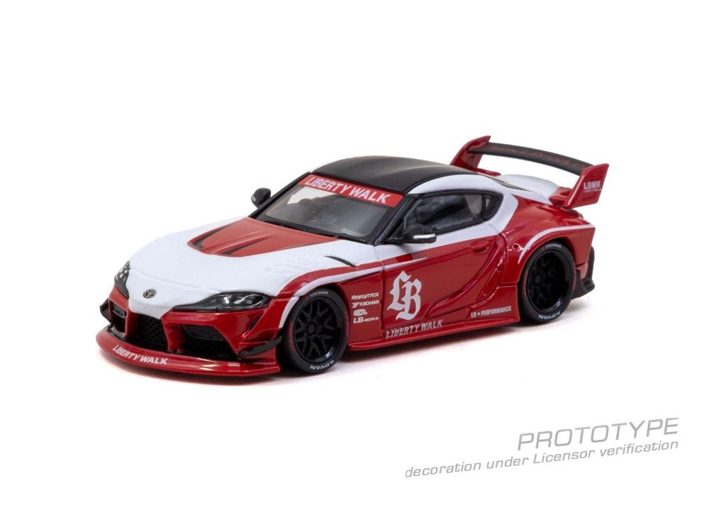 Tarmac Works T64-109-RD 1:64 TOYOTA SUPRA (A90) LB-WORKS RED 2025