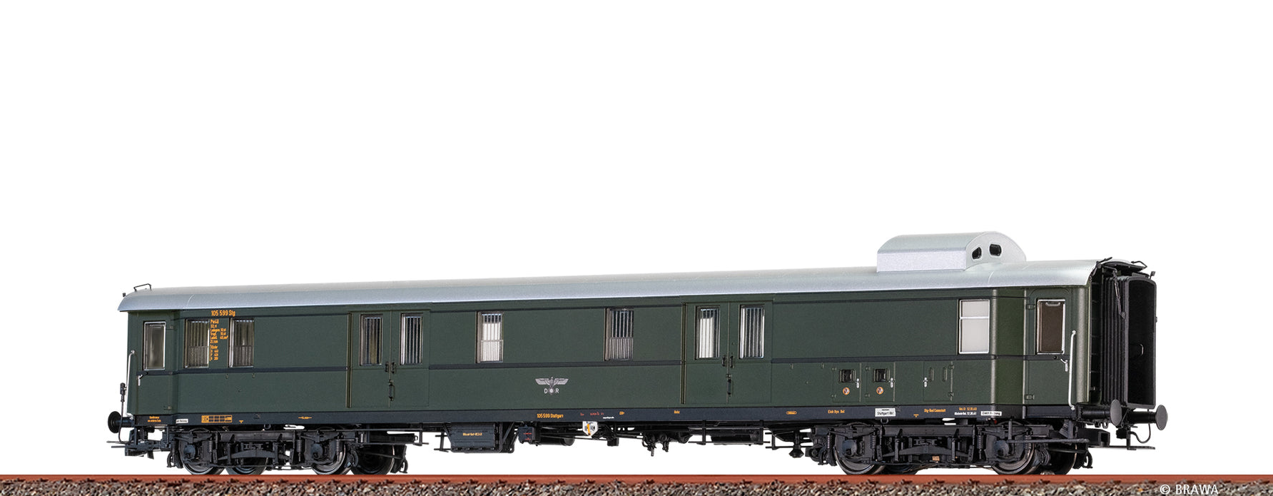 Brawa 58293 Gepäckwagen Pw4ü-36 DRG 1:87 Spur H0 DC NEU OVP
