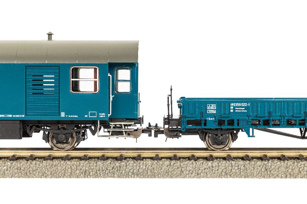 Piko 28334 2er Set Umbauwgn Werkstatt Flachwgn Ks DB IV Spur H0