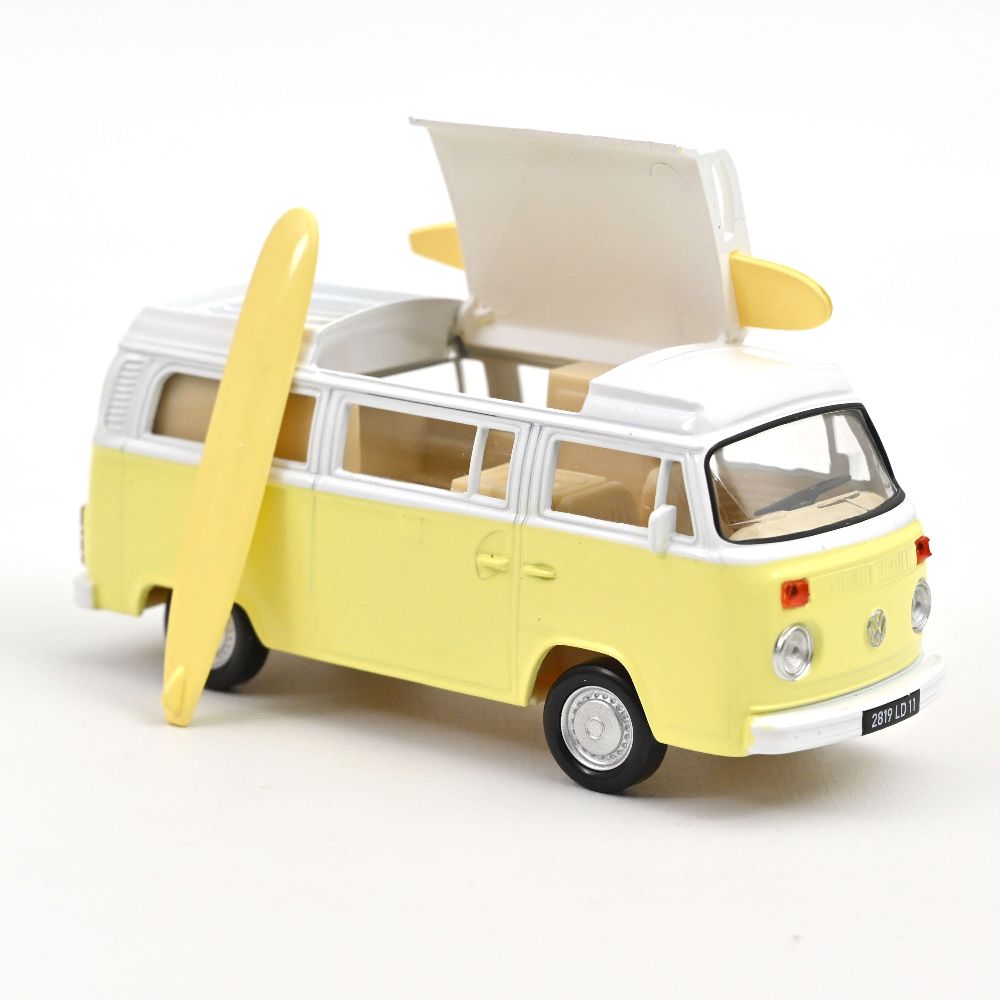 Norev 841109 VW Combi T2b Camper Van 1973 Pastellgelb Jet-car 1:43