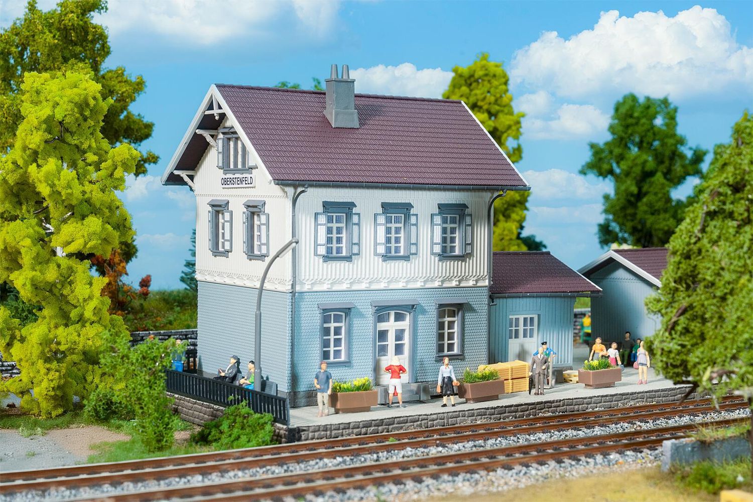 Faller 110138 Bahnhof Oberstenfeld 1:87 Spur H0 Bausatz Neu OVP