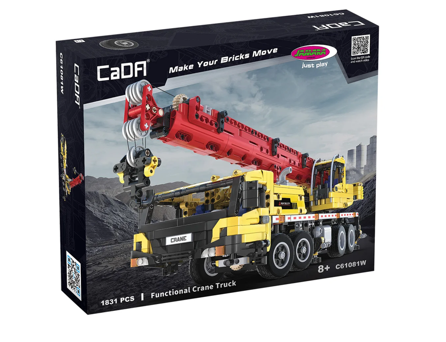 CaDA C61081W Mobilkran 1:35 Bausatz NEU OVP Bricks