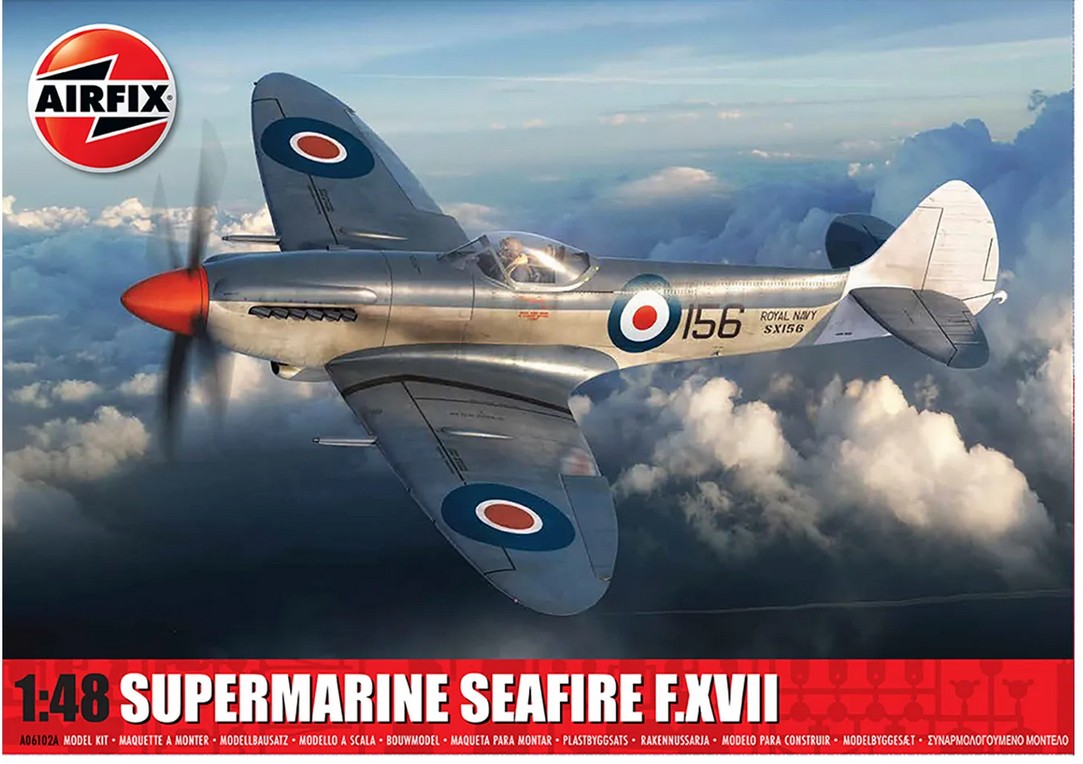 Airfix A06102A Supermarine Seafire F.XVII 1:48 Modellbausatz Neu OVP