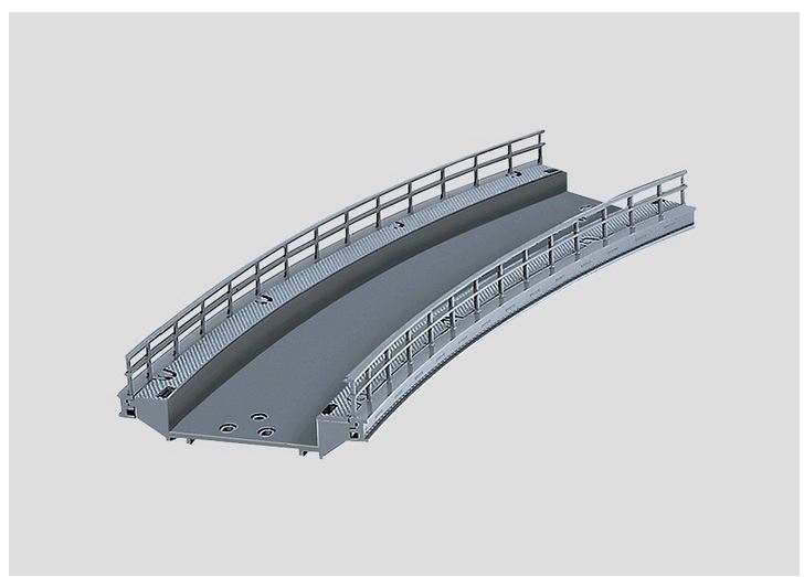 Märklin 74613 Gebogenes Rampenstück - 360 mm - Spur H0 - Neu - OVP