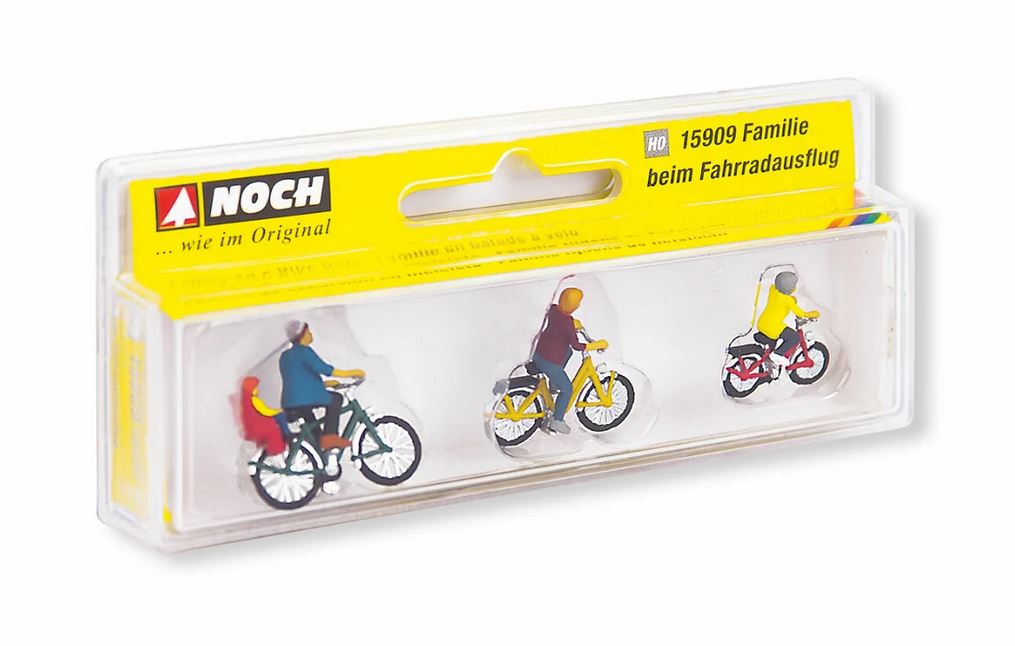 Noch 15909 Familie beim Fahrradausflug 1:87 Spur H0 Neu OVP Figuren