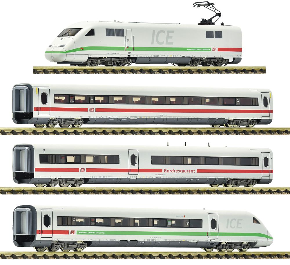 Fleischmann 7770003 4-tlg Set Elektrotriebzug ICE 2 (BR 402) DB AG Spur N