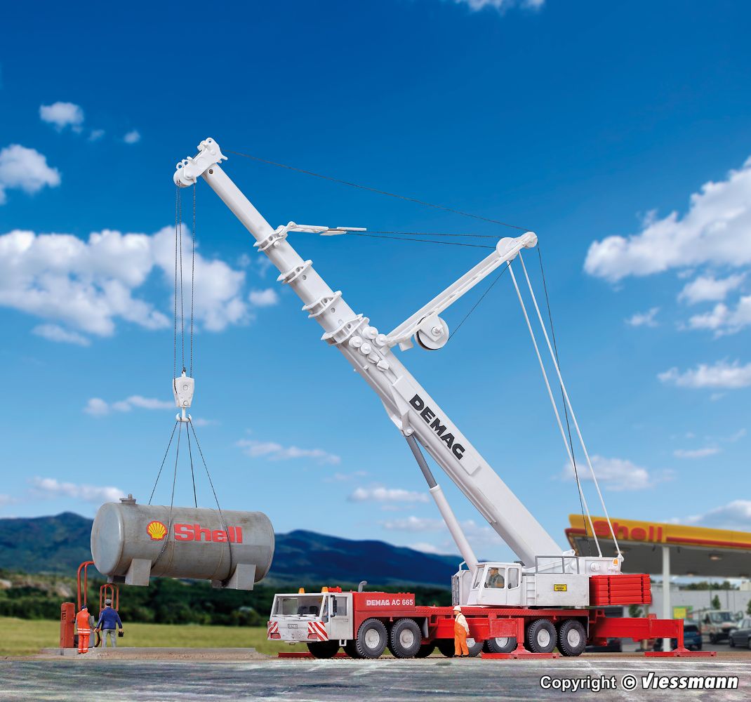 Kibri 13021 DEMAG Mobilkran AC 665 1:87 Spur H0 Bausatz Neu