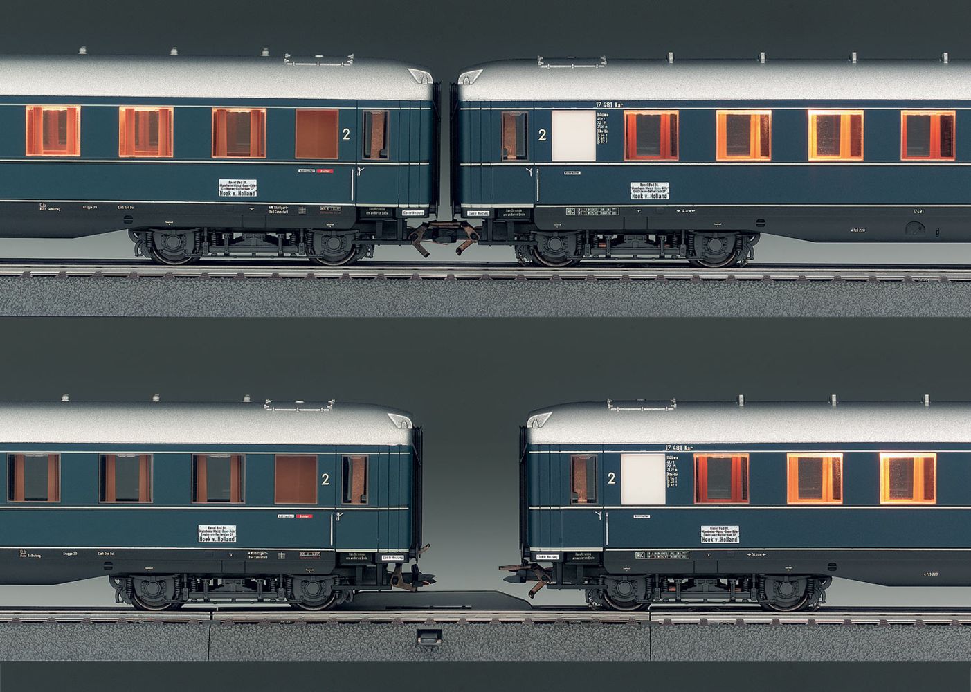 Märklin 72020 Stromführende trennbare Kurzkupplung 2 Stk. Spur H0