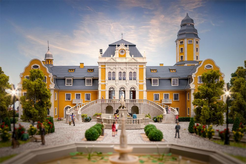 Faller 130830 Jagdschloss Bellevue 1:87 Spur H0 Bausatz NEU OVP