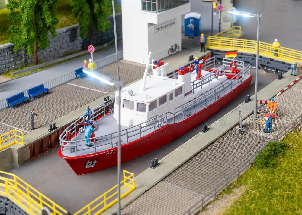 Faller 131016 Feuerlöschboot 1:87 Spur H0 Bausatz NEU OVP