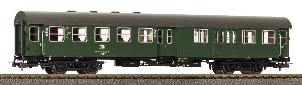 Piko 58862 Umbauwgn 2. Kl. m. Gepäckabteil BD4yg DB IV Spur H0