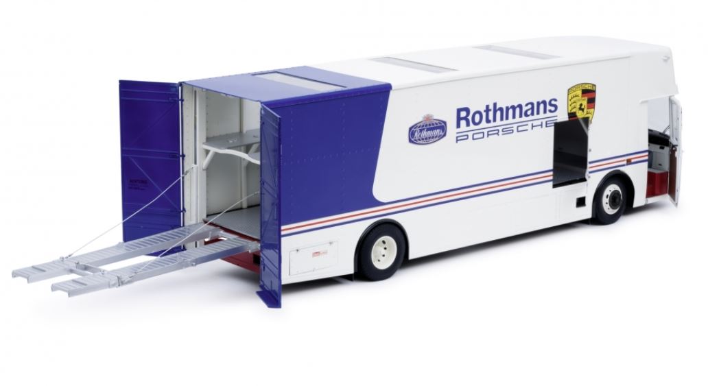 Schuco 450032800 Renntransp. ROTHMANS 1:18 Standmodell Neu OVP